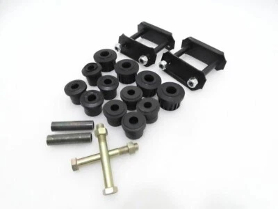 Fit For Suzuki Samurai Sj410 Sj413 Gypsy Shackeles Bushings Spacers & Bolt Kit Foto 1 de 2