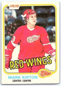 1981-82 O-Pee-Chee Mark Kirton Detroit Red Wings #90