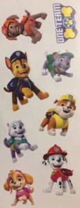 PAW PATROL wall stickers 8 decals Ryder Chase Marshall Rubble Rocky Zuma Skye - Picture 1 of 1