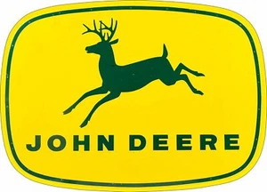 JOHN DEERE BUCK DEER LOGO 36" HEAVY DUTY USA MADE METAL FARMING ADVERTISING SIGN - Picture 1 of 1