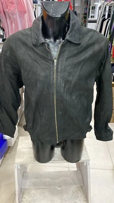 Chaqueta de cuero Lost Boys usada para hombre talla M negra XYE445L Foto 1 de 4