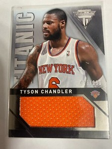 D30034  2013-14 Panini Titanium Titanic Threads Jumbo #39 Tyson Chandler #93/299