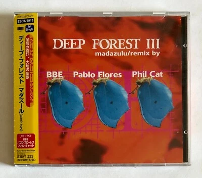 DEEP FOREST III MADAZULU JAPAN Maxi CD Single 1998 ESCA-6913 w/OBI Remix Z22 - Image 1 of 3