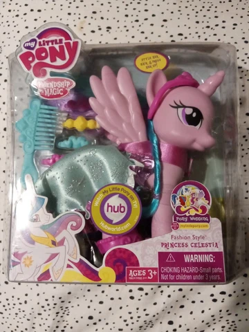 My Little Pony G4 Fashion Style Princess Celestia Pony Wedding Edition NIB Cover