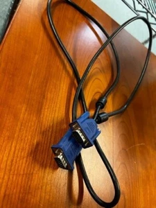 15 PIN HD15 Blue SVGA SUPER VGA Monitor M/M Male Male Cable CORD FOR PC TV NEW - Picture 1 of 2