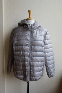 *NWT* 89th and  Madison Ladies Hooded Duck Down Filled Khaki Jacket 1X - Picture 1 of 4