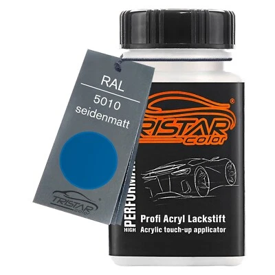RAL 5010 Enzianblau seidenmatt Lackstift 50 ml schnelltrocknend - Bild 1 von 4