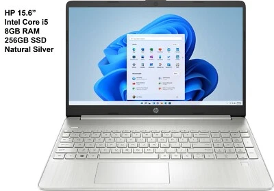HP 15.6" Intel Core i5-1135G7, 256GB SSD, 8GB RAM Laptop, 15-dy2093dx - Image 1 of 3