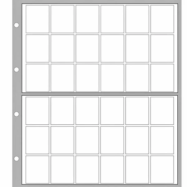 SAFE 8564 PA Designo-Münzblatt 36 Fächer / per 5