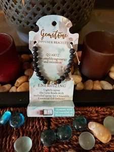 Gemstone Diffuser Bracelet and Atomiser ( ENERGIZING ) - Picture 1 of 1