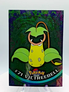 1999 Topps Pokemon TV Animation Series 1 #71 Victreebell Blue Topps Logo Foil - Bild 1 von 2