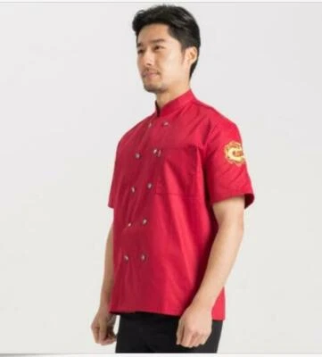 sushi coat Chef coat Chef Jacket New pattern restaurant uniform  Short sleeve - Image 1 of 4