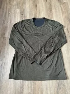 Lululemon grün langärmeliges T-Shirt wendbar (Maße enthalten) Medium - Bild 1 von 6