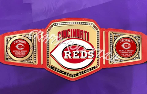 Cincinnati Reds World Series Championship Belt Cover