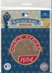 Camiseta deportiva 1964 de los St Louis Cardinals Serie Mundial Campeones manga parche Champs logotipo - Imagen 1 de 1