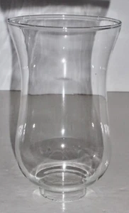 Klarglas Windlicht Lampenschirm Kerze Kronleuchter Wandleuchter Licht 5 3/4" H - Bild 1 von 5