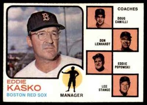 1973 TOPPS. EDDIE KASKO/DOUG CAMILLI/DON LENHARDT/EDDIE POPOWSKI/LEE STANGE