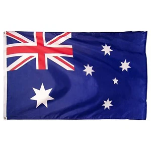 3x5 Australia Flag 3'x5' Australian House Banner Grommets Polyester National New - Picture 1 of 5