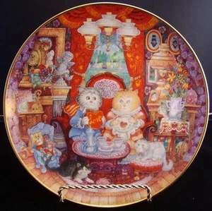 Franklin Mint Whisker Wuv Plate Bill Bell Limited Ed - Picture 1 of 1