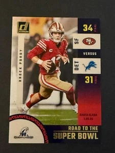 2024 Donruss Road To The Super Bowl San Francisco 49ers Brock Purdy SBCC2 - Picture 1 of 2