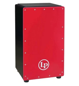 LP Prism Snare Cajon, With Pad Red Acoustic Drum For Live Performances Busking - Picture 1 of 8