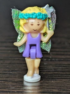 Polly Pocket Flutter Fairy Medaillon Figur 1993 ~ Bluebird Toys - Bild 1 von 7