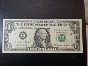 FR. 1924-C* 1999 $1 *STAR* FW FRN FEDERAL RESERVE NOTE PHILIDELPHIA - Picture 1 of 5