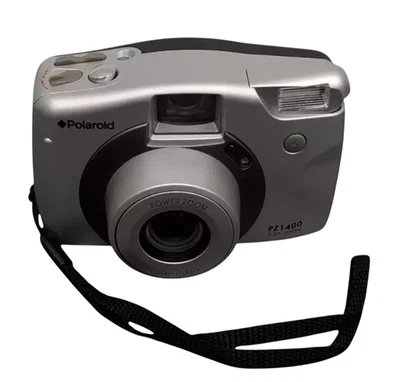 Polaroid 35mm Power Zoom PZ1400 Camera Function Tested NOT Film Tested - Image 1 of 4