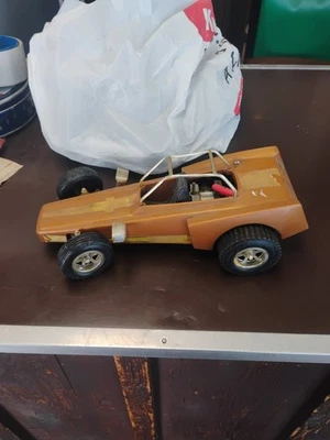 Cox Sandblaster .049 Motore a Gas Marrone Baja Road Racer Dune Buggy - Immagine 1 di 4