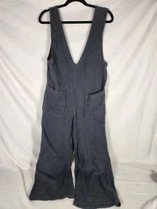 NWOT ONEIL Womens Cotton Gauze Boho Jumpsuit Beach Comfort Resort Gray US:S - Picture 1 of 5