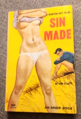 Sin Made by Don Elliot Ember Book # EB 930 Vintage Sleaze. Fine - Image 1 of 4