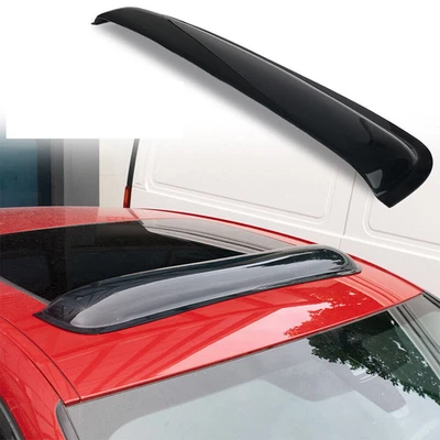 Universal 98CM Techo Corredizo Visera Ventana Superior Techo Corredizo Deflector de Viento Protector de Lluvia NUEVO Foto 1 de 4