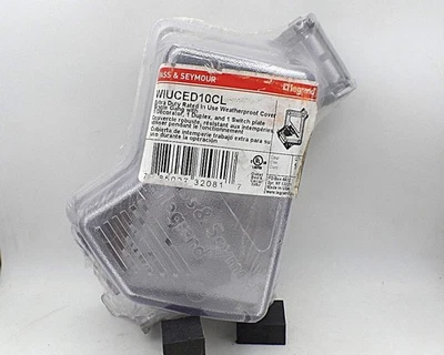 LEGRAND WIUCED10CL PASS & SEYMOUR 1-GANG EXTRA-DUTY POLYCARBON WHILE-INUSE COVER — 第 1/2 张图片
