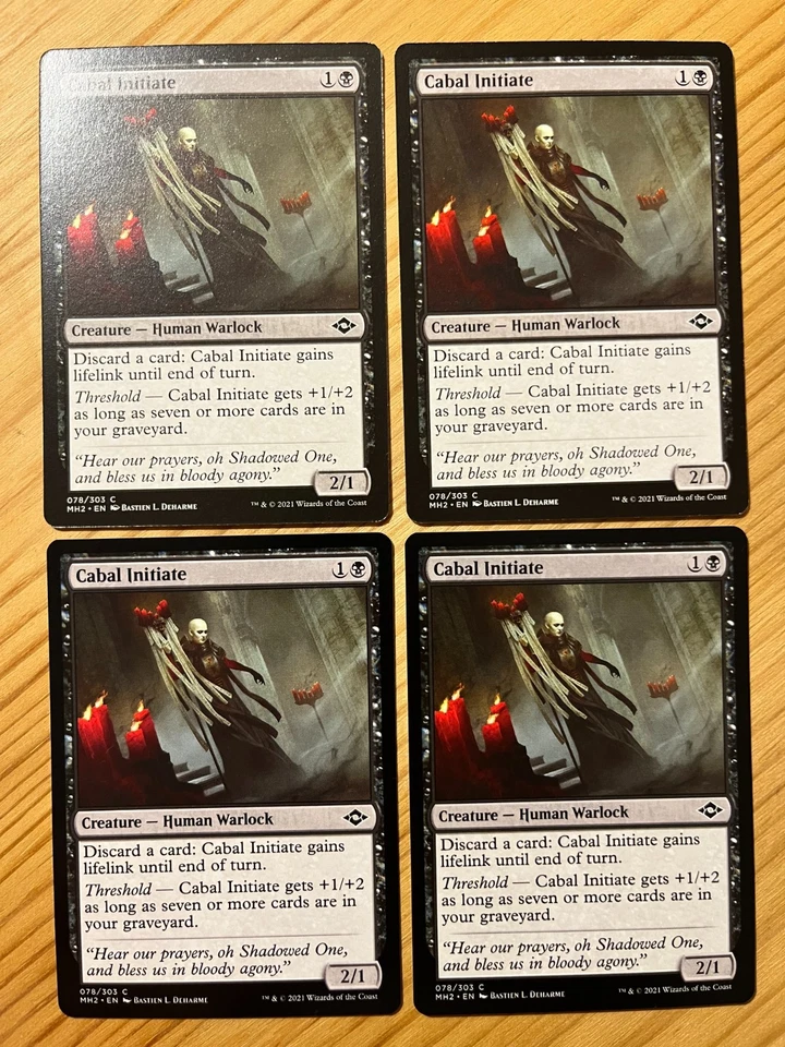 MTG Magic 4x Cabal Initiate (Modern Horizons 2) M/NM Eng - Bild 1 von 1