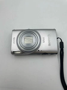 Canon PowerShot ELPH 350 HS/IXUS 275 HS Silver Digital Camera 12x Optical Zoom - Picture 1 of 6