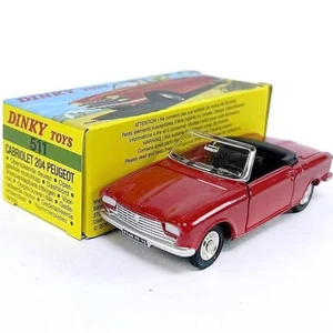Modelo de coche de aleación DINKY TOYS 1/43 511 CABRIOLET 204 PEUGEOT - Imagen 1 de 7
