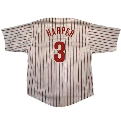 Harper Jersey Philadelphia Phillies Baseball Fan Number 3 Red White Size XL Foto 1 de 4