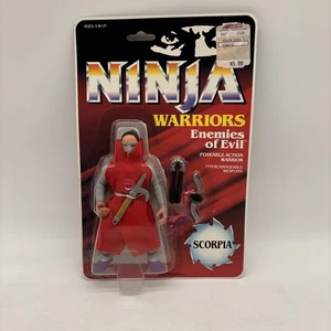 Ninja Warriors Enemies of Evil Scorpia 1986 Hasbro Actionfigur Sealed! - Bild 1 von 12