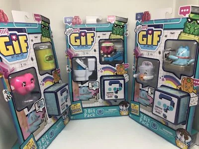 Paquete de 3 figuras misteriosas Oh My GIF de 3 bits ¡Se vivió! ¡Envío gratis! (9 en total) Nuevo🎁 Foto 1 de 4