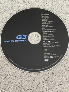 125 - G3 Live in Denver | DVD ohne Hülle | Top-Zustand - Bild 1 von 1
