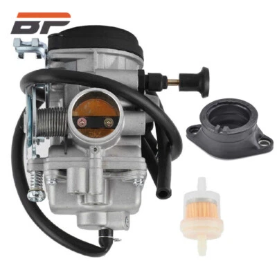 Carburetor & Intake Manifold Boot & Oil Filter For Suzuki DR200SE DR200S - Image 1 of 4