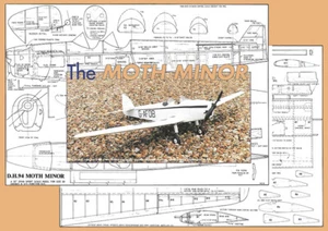 RCSA Model Airplane Plans (RC): DH-94 Moth Minor 52" Sport-Scale for .20-.30 - Picture 1 of 6