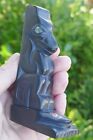 1994 Glen Pollard Haida Native Hand Carved Argillite Frog & Bear Figurine