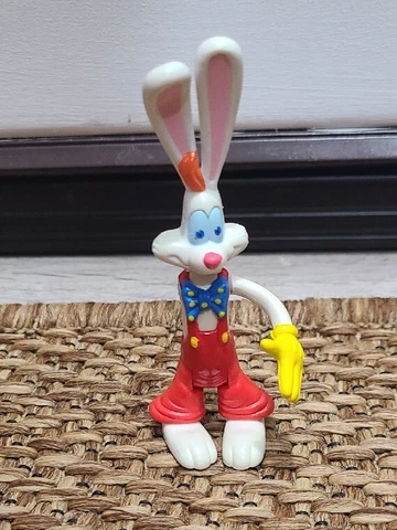 WHO FRAMED ROGER RABBIT Animates Flexies Poseable Action Figure 1988 Loose Cover
