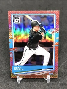 2020 Optic Brian Anderson /88 Red Dragon Prizm Short Print No. 164 MARLINS ⚾️ - Picture 1 of 4