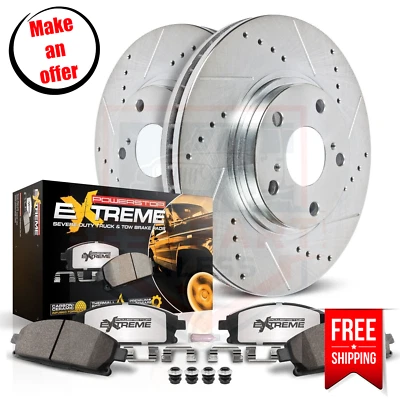 Powerstop K2071-36 Front Brake Disc and Pad Kit for 2003-2020 GMC Savana 3500 - Image 1 of 4