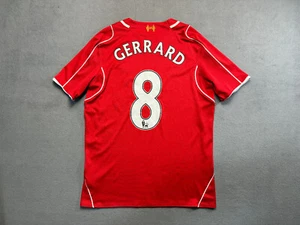 Steven Gerrard #8 2013-14 Warrior Liverpool Home Jersey red Shirt boys size XL - Picture 1 of 17
