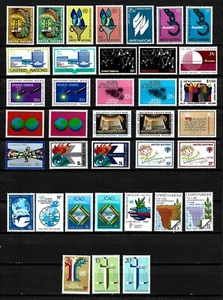 UNITED NATIONS NEW YORK SCOTT # 281-315, COMPLETE MNH YEAR 1977, 1978, 1979 SETS - Picture 1 of 4