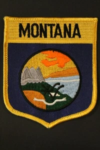 PARCHE ESCUDO ESTADO MONTANA - bandera parque policía - Imagen 1 de 1