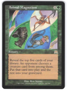 Magic the Gathering MTG Animal Magnetism Onslaught Rare - Picture 1 of 2